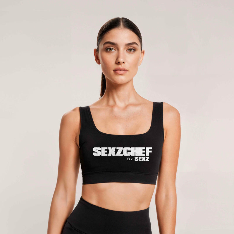 "#SexzSwallow" Sports Crop Top